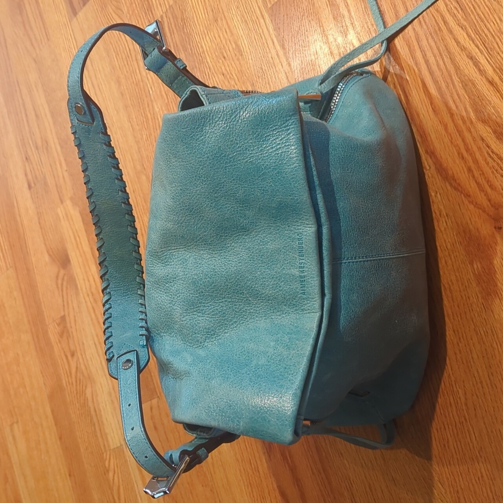 Aimee Kestenberg Leather Bali Hobo Bag- Beautiful Turquoise Color